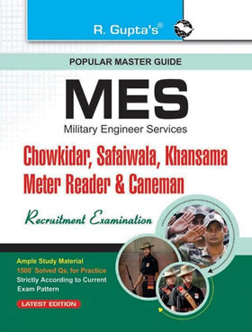 RGupta Ramesh Military Engineering Services (MES): Chowkidar, Safaiwala, Caneman, Meter Reader & Khansama Exam Guide English Medium
